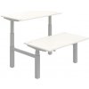 OFFICE PRO s.r.o. HOBIS párový výškovo nastaviteľný stôl MOTION DUAL MSD 3 1400, stand.ovládanie, biela