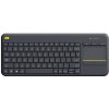 Logitech K400 plus/Bezdrôtová USB/US layout/Čierna