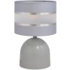 Helam Stolná lampa HELEN 1xE27/15W/230V šedá/strieborná HE1272 + záruka 3 roky zadarmo + záruka 3 roky zadarmo