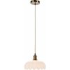 Markslöjd Markslöjd 108857 - Luster na lanku KURAGE 1xE27/40W/230V mosadz/biela ML1502 + záruka 3 roky zadarmo + záruka 3 roky zadarmo