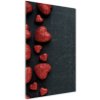 Vertikálny foto obraz sklenený Srdce a tabule 50x100 cm