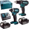 MAKITA DLX2127MJ aku set DDF482 + DTD152, 18V/2*4Ah Li-ion, systainer