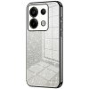 Gumený Glitter kryt Gradient na Xiaomi Redmi Note 13 Pro - Čierna