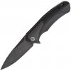 Petrified Fish PF838 Pub Black Stonewashed D2 Carbon Fiber With Black G10 PF838CDW