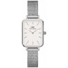 Hodinky Daniel Wellington Quadro Pressed dámske, strieborná farba DW00100438 ONE SIZE