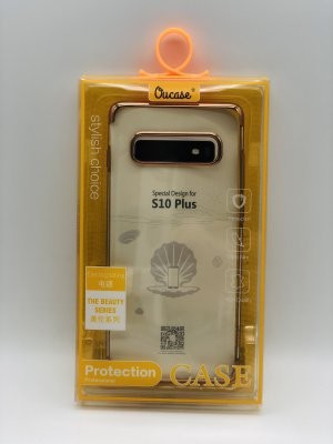 Púzdro Oucase Elektroplating Samsung G975 Galaxy S10 Plus zlaté