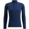 Pánske merino tričko Swix, RACEX MERINO tmavo modrá,svetlomodrá XL