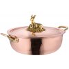 RUFFONI - medený hrniec Jelenček 26 cm, Stag Chef Braiser
