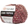 YarnArt Jeans Tropical 619 Bordovo ružová