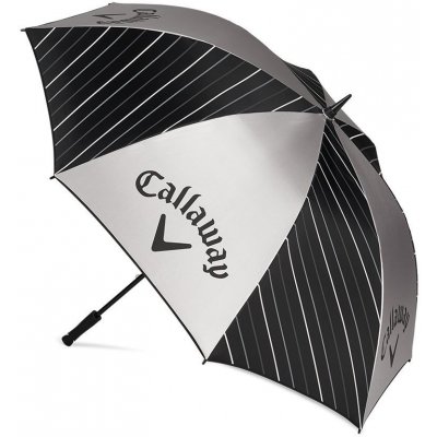 Callaway UV Umbrella 64 čierna/strieborná/biela