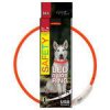 Obojek DOG FANTASY LED nylonový oranžový M/L