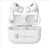 Bezdrôtové Bluetooth slúchadlá Viking AIR PLUS/ANC/BT/Bezdrôt/Biela (VPRORT)