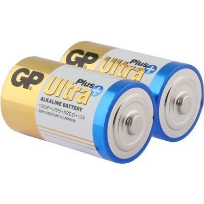 GP Batteries Alkalická batéria GP Ultra Plus LR20 (D), 2ks 70474