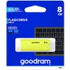 Goodram USB flash disk, USB 2.0, 8GB, UME2, žltý, UME2-0080Y0R11, USB A, s krytkou