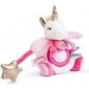 Doudou Plyšový jednorožec s nočným svetlom 22 cm