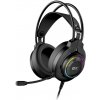 GENIUS slúchadlá s mikrofónom GX GAMING HS-GX580U, USB, RGB, čierna
