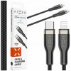 Fixed FIXDB-CL05-BK USB-C/Lightning a podporou PD, 0,5m
