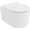 Mexen Sofia WC misa Rimless s pomaly klesajúcim slim sedadlom, duroplast, biely lesk - 30540100