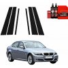 GRIZZ Protector Carbonová fólia na stĺpiky dverí, BMW 3, E90, 2005-2008, Sedan