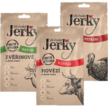 Jihočeské Jerky Jihočeské Jerky zvěřinové natural 20 g