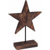 Drevená dekorácia Wooden Star 26 cm