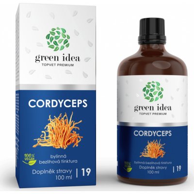 GREEN IDEA Bylinný lihový extrakt Cordyceps 100 ml