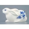 Cibulák zajac veľkonočný ležiací 11,5 cm cibulový porcelán originálny cibulák Dubí