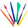 Umelecké farebné plastové špachtle Royal & Langnickal - set 6 ks