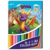 Blok farebných papierov A4 - Spyro