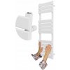 Kúpeľňový radiátor vodný Granitan 611 W 45 x 120 mm biely