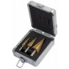Quatros QS14414 Stupňovité vrtáky, sada 3 ks -