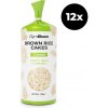 GymBeam Hnědé rýžové chlebíčky 12 x 120 g quinoa a chia