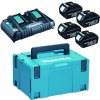 Makita 197970-3 sada 4xBL1830B + nabíjačka DC18RD + systainer 197970-3