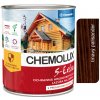 Chemolak S1025 Chemolux S Extra 0289 palisander tmavý 0,75l - hodvábne lesklá ochranná lazúra na drevo