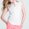 Dievčenské tričko Lucky in Love Sunset Stripe Tank biele S