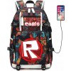 Školská taška, batoh - ROBLOX vodeodolný USB