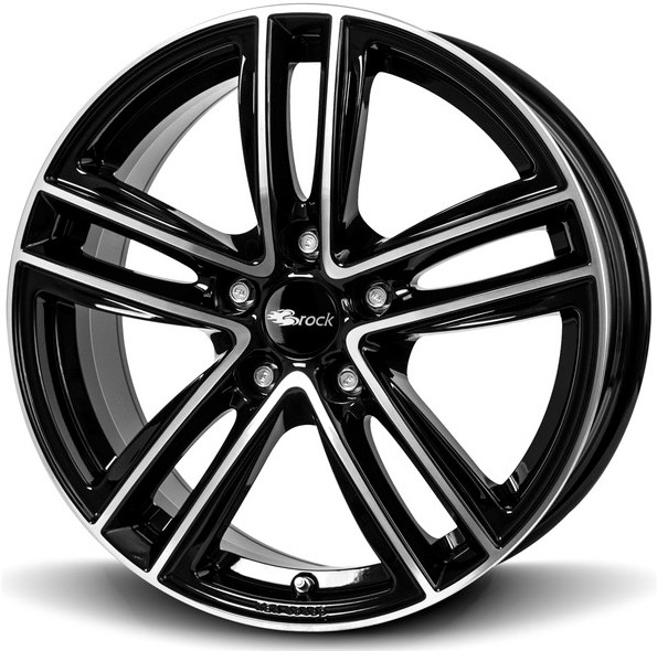 BROCK RC27 7x17 5x100 ET43 black polished