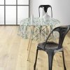 Douceur d`Interieur Interiérový design Průhledný PVC ubrus s rostlinným vzorem AUREA O 140 cm