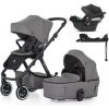 PETITE&MARS SET Kočík 4v1 ICON Dove Grey LITE AIR + CBX By CYBEX Aton B2 i-Size