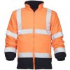 ARDON Mikina flísová REF402 HI-VIS oranžovo/modrá, Varianta oranžová, Veľkosť XXL