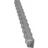 KP Zdobený štvorhran KSO3_6m pre kované ploty, brány, zábradlia a mreže, pr.14x14 mm, 6 m