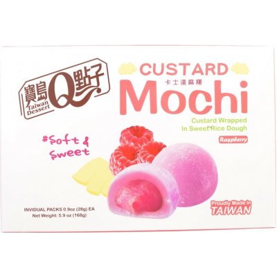 Q Brand Mochi custard malina 168 g