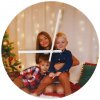 ČistéDrevo Drevené nástenné hodiny s farebnou fotografiou