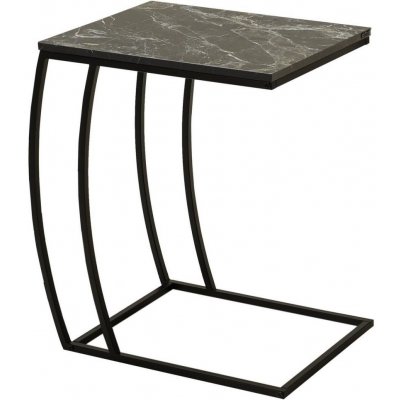 Adore Furniture | Odkladací stolík 65x35 cm čierna | AD0154