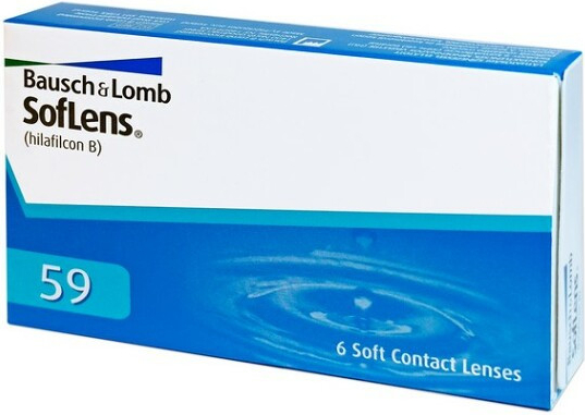 Bausch & Lomb SofLens 59 Mesačné kontaktné šošovky 6 šošoviek