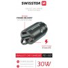 CL adaptér Swissten Power Delivery USB-C + Super charge 3.0 30 W, 20111780
