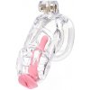 Pás cudnosti Guardian Chastity Cage Clear Veľkosť 3 CELLMATE