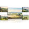 Donga Obraz na plátne: Toskánsko - set 1ks 70x50 cm a 4ks 32,4x22,8 cm