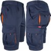 Montérkové kraťasy s elastanom MANNLAND NAVY ORANGE