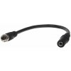 Anténny adaptér pre DVB-T - 3,5 mm mono JACK/F konektor (10 cm) (66540)
